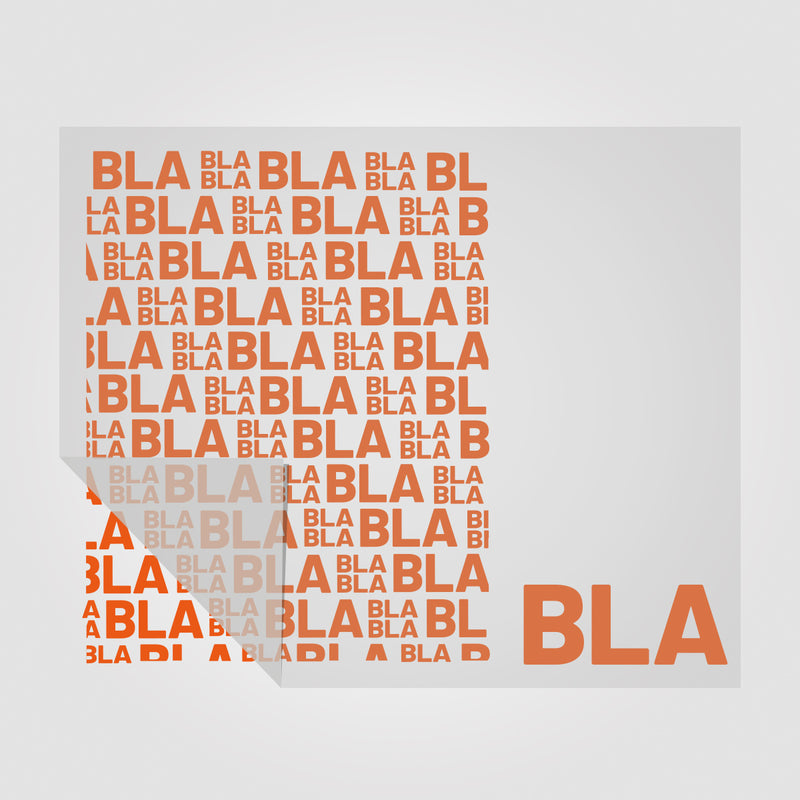 Aufkleber BLA und BLA BLA BLA in vielen Farben und Sonderfarben  | Sticker Set für WC - Türen Motiv 6