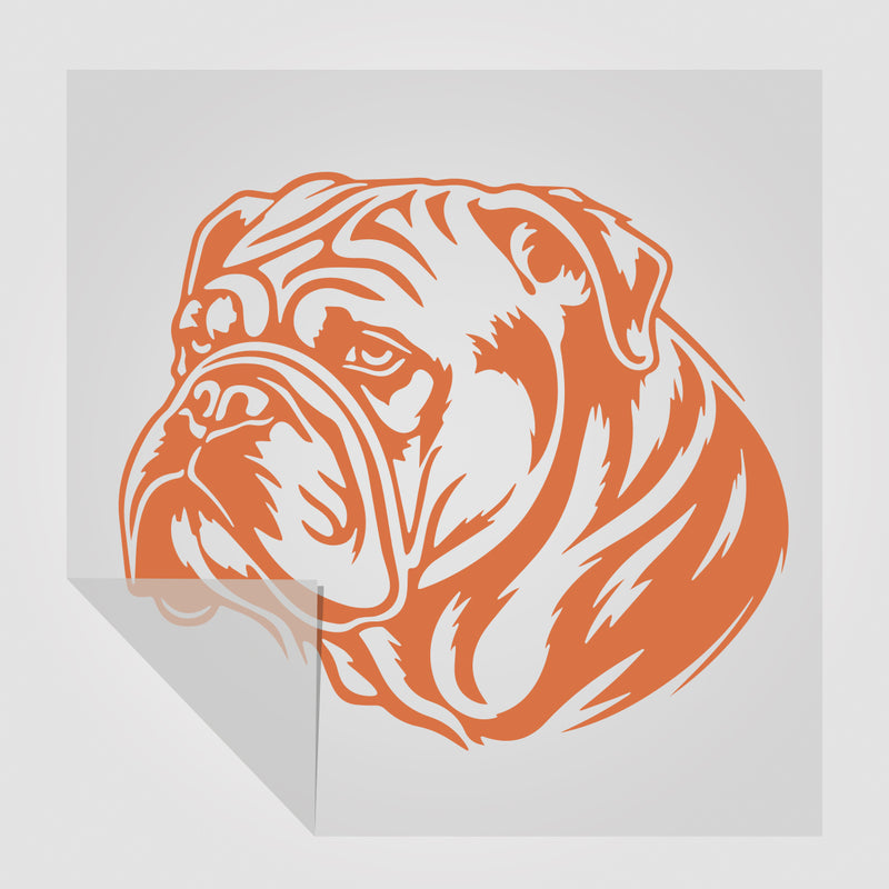Bulldogge Motiv 2 Hunde Sticker StickyWorld Exclusive | Foliensticker