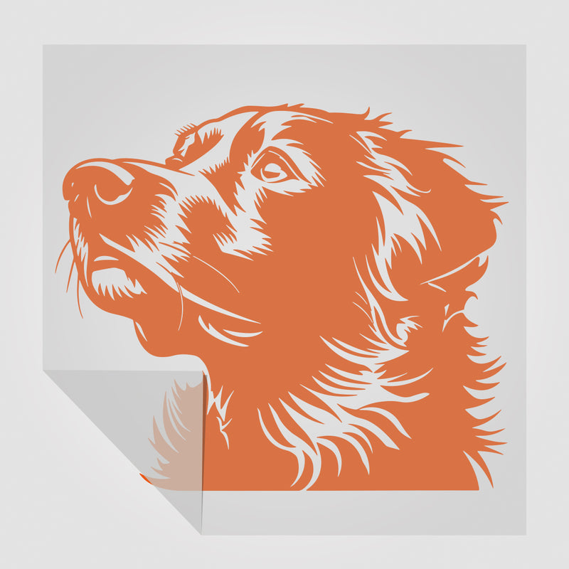 Flat Coated Retriever Hunde Sticker StickyWorld Exclusive | Foliensticker