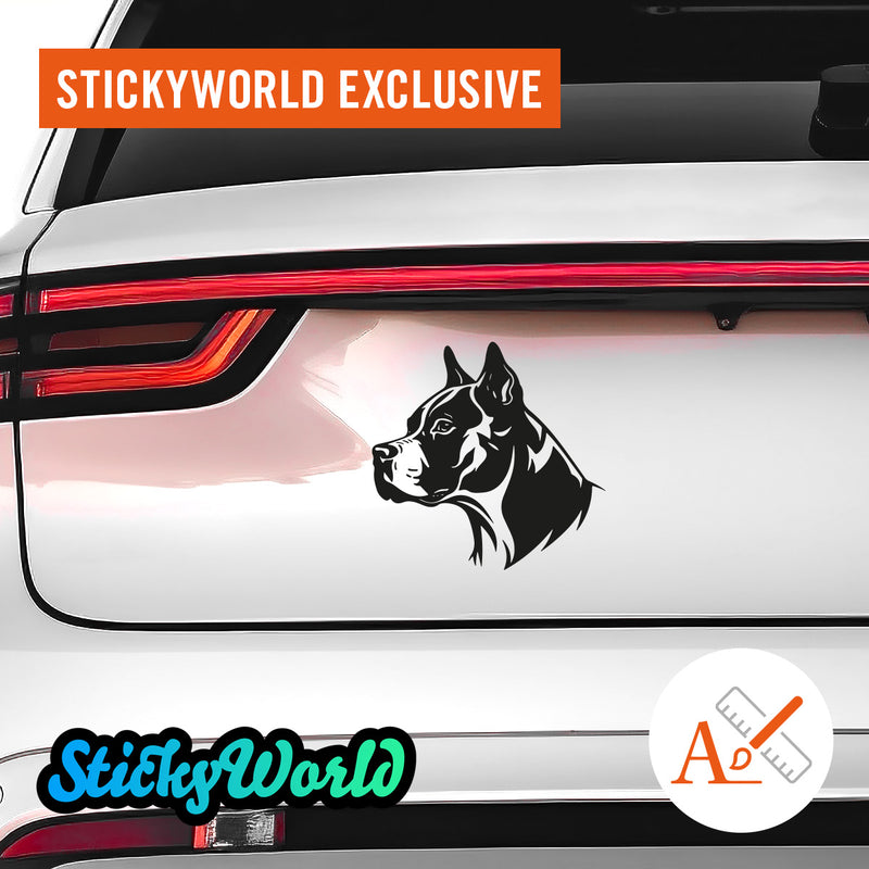 Staffordshire Motiv 2 Hunde Sticker StickyWorld Exclusive | Foliensticker