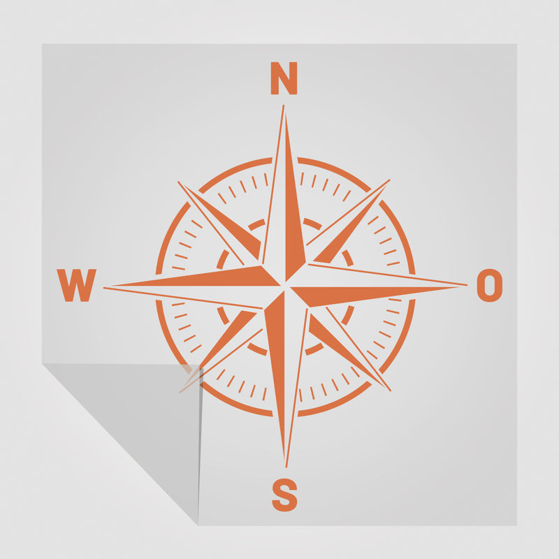 Windrose für Camper, Wohnwagen und Wohnmobile in vielen Farben erhältlich.