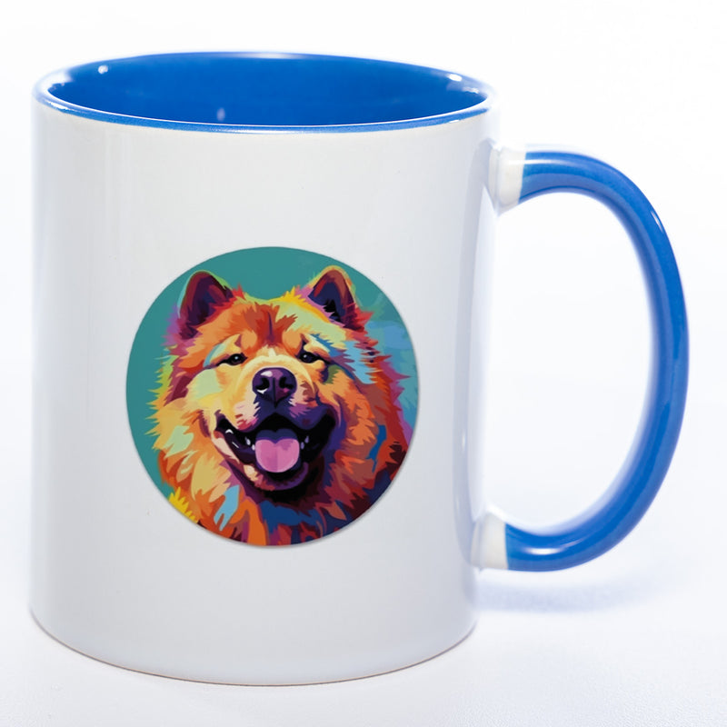 Mug Art Tasse mit Chow Chow wahlweise mit NAME - Kaffeetasse StickyWorld Exclusive