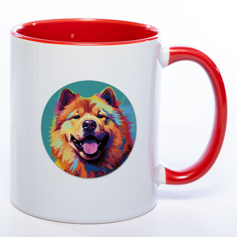 Mug Art Tasse mit Chow Chow wahlweise mit NAME - Kaffeetasse StickyWorld Exclusive
