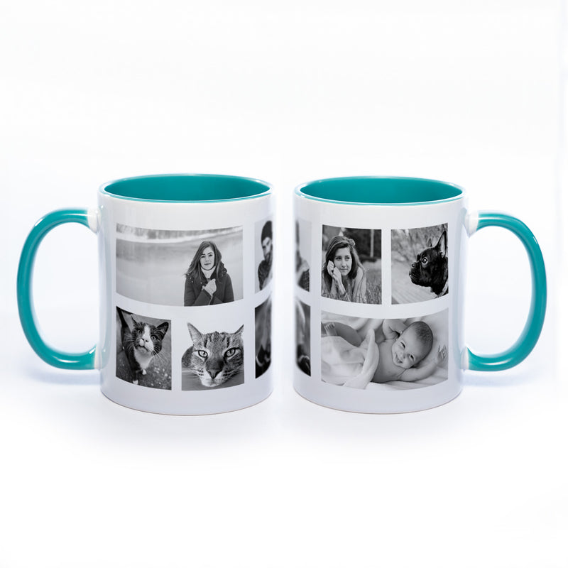 Collagentasse 2 - Deine Fotos als Collage spülmaschinenfest | Jetzt selbst gestalten!