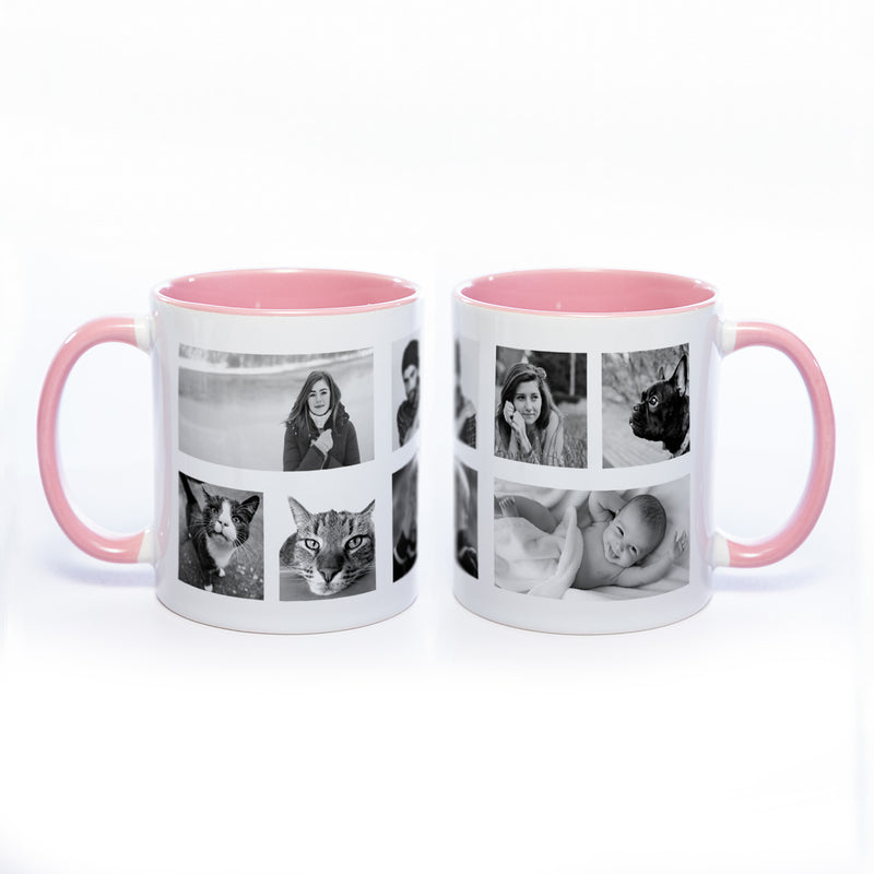 Collagentasse 2 - Deine Fotos als Collage spülmaschinenfest | Jetzt selbst gestalten!