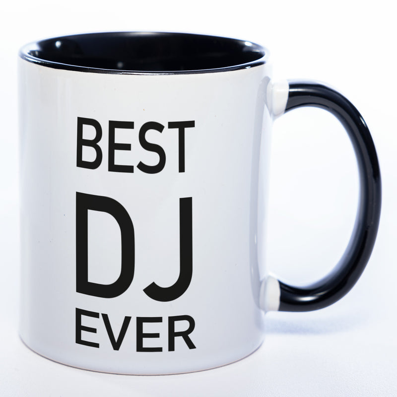Spülmaschinenfeste Tasse "Best DJ Ever" mit Foto (HD Druck) | Jetzt selbst gestalten!