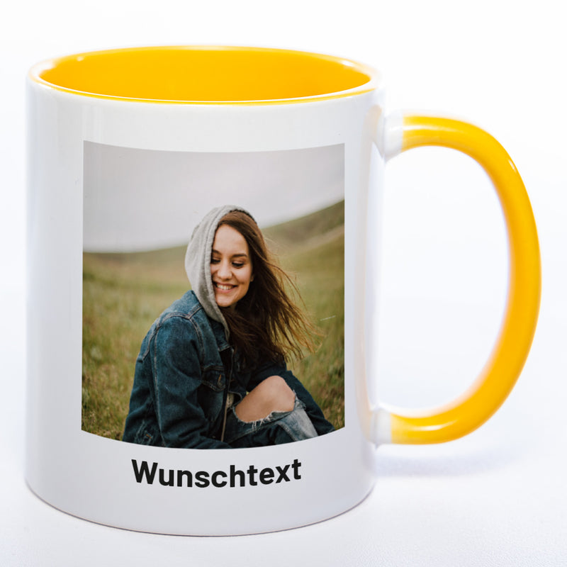 Tasse mit Foto und Text - spülmaschinenfest | Jetzt selbst gestalten!