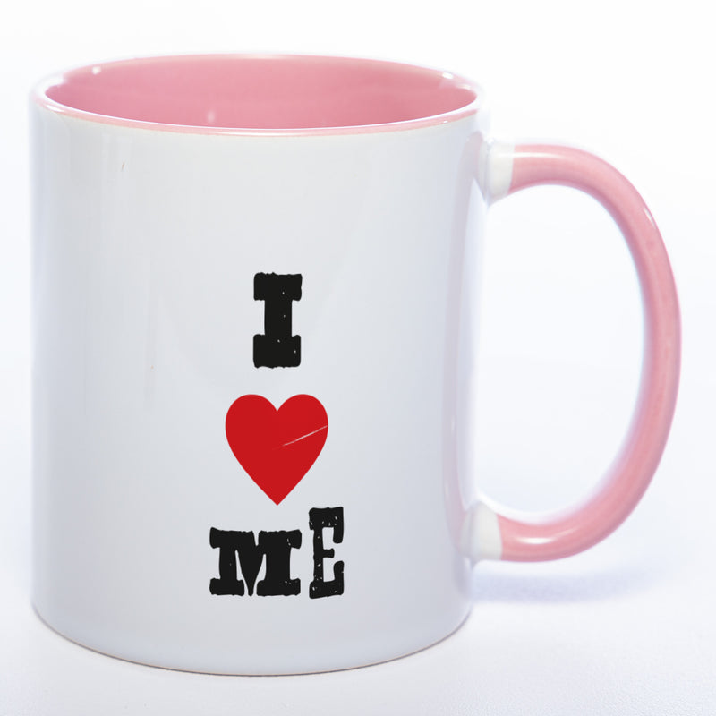 Spülmaschinenfeste Motiv - Tasse mit Spruch "I LOVE ME"