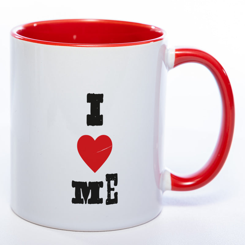 Spülmaschinenfeste Motiv - Tasse mit Spruch "I LOVE ME"