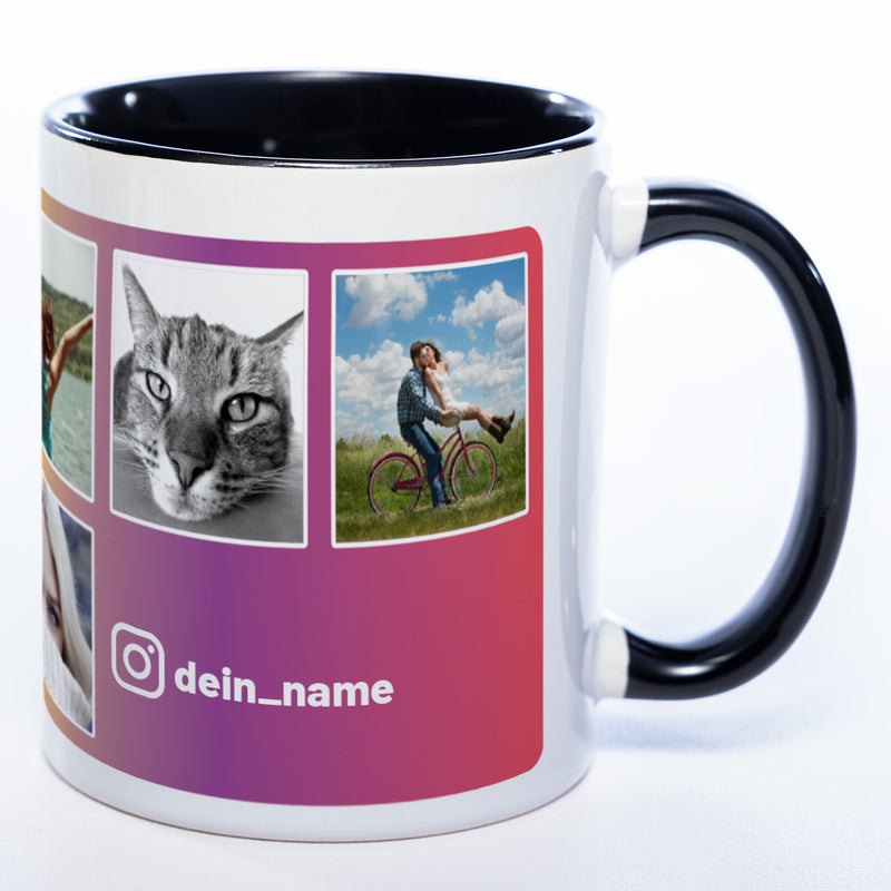 Dein Insta-Feed als Tasse spülmaschinenfest | Jetzt selbst gestalten!