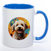 Tasse auf Wunsch mit Name Lagottoromagnolo blau