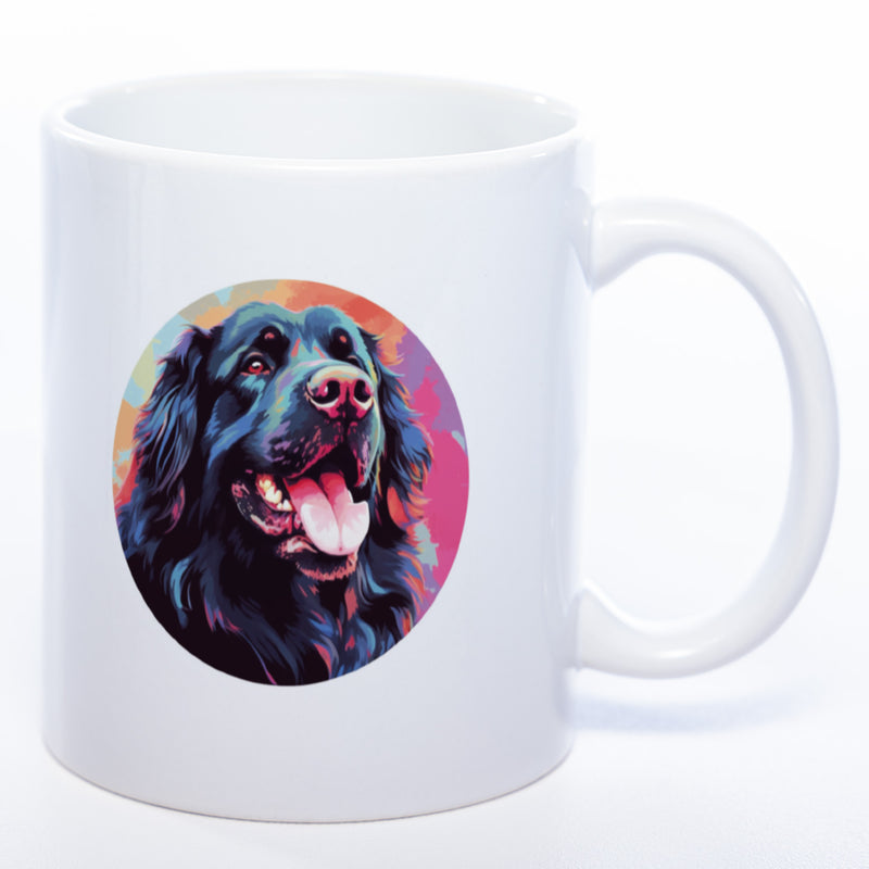 Mug Art Tasse mit Neufundländer & wahlweise mit NAME - Kaffeetasse StickyWorld Exclusive
