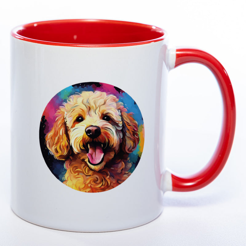 Mug Art Tasse mit Pudel & wahlweise mit NAMEN - Kaffeetasse StickyWorld Exclusive