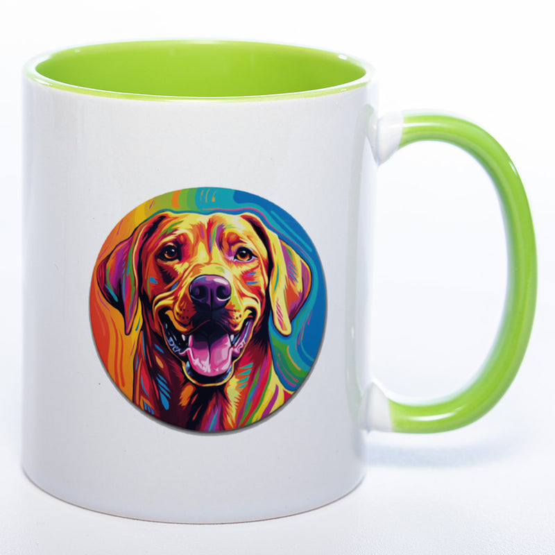 Mug Art Tasse mit Rhodesian Ridgeback & wahlweise mit NAMEN- Kaffeetasse StickyWorld Exclusive