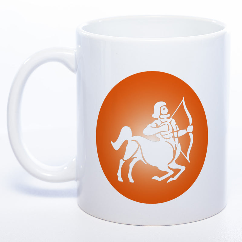 Sternzeichen -Tasse mit Namen und Geburtsdatum - spülmaschinenfest