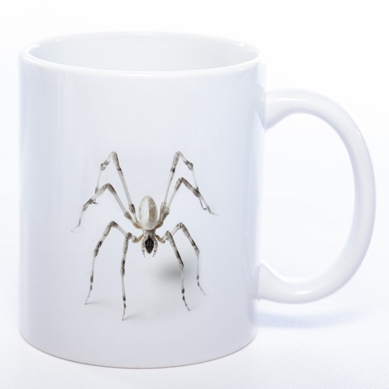 Motiv-Tasse mit 3D Spinne 3 - exclusive Kaffeetasse spülmaschinenfest