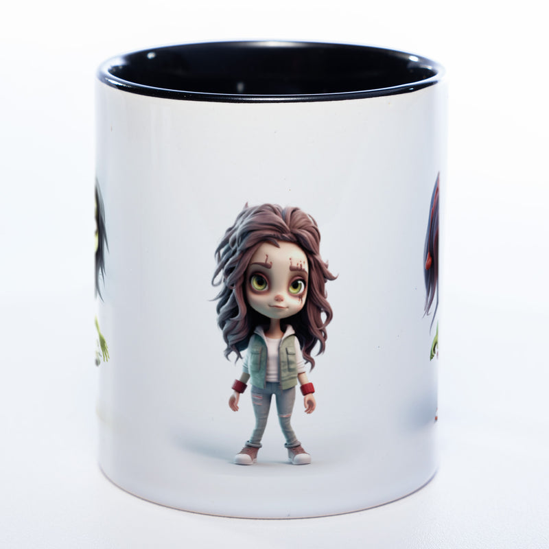 Zombie Mädchen Trio - exclusive Kaffeetasse spülmaschinenfest