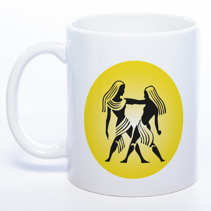 Sternzeichen -Tasse mit Namen und Geburtsdatum - spülmaschinenfest