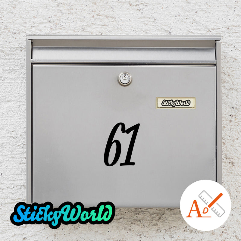 Buchstabe oder Zahl nach Wahl in SONDERFARBEN - Höhe 10 cm ab 2,50 €