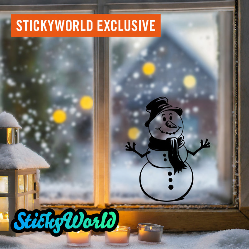 Schneemann Sticker StickyWorld Exclusive | Foliensticker in 3 Größen