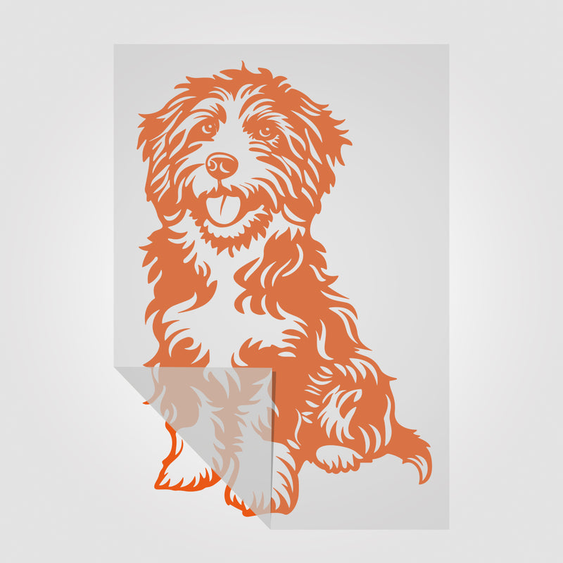 Aussiedoodle Hunde Sticker 2 StickyWorld Exclusive | Foliensticker