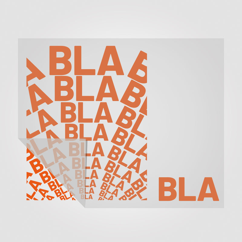 Aufkleber BLA und BLA BLA BLA in vielen Farben und Sonderfarben  | Sticker Set für WC - Türen Motiv 3