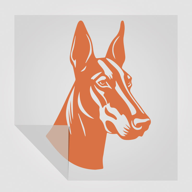 Dobermann Motiv 4 Hunde Sticker StickyWorld Exclusive | Foliensticker