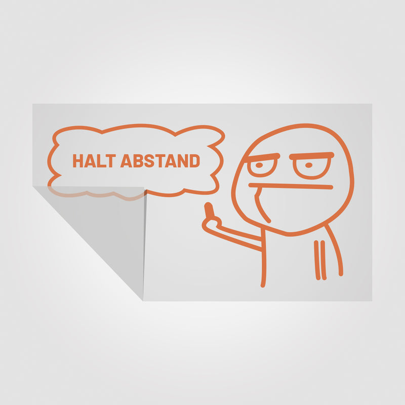 Mister Stinky 1 mit eigenem Text | Foliensticker