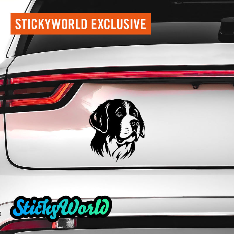 Bernhardiner Hunde Sticker 2 StickyWorld Exclusive | Foliensticker