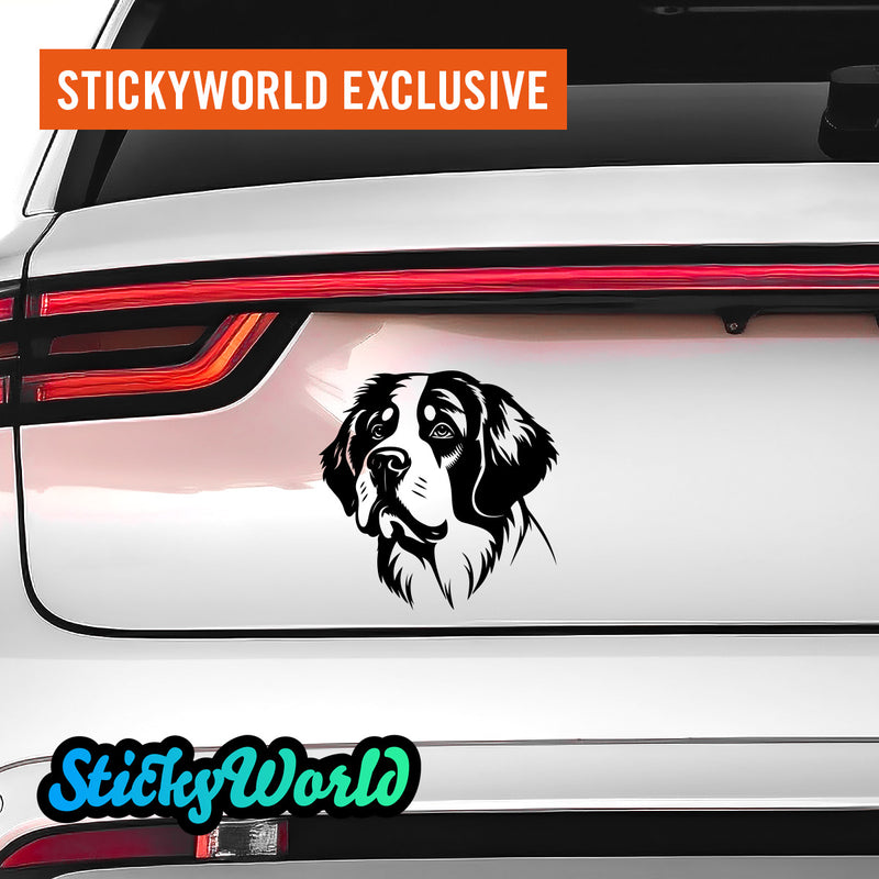 Bernhardiner Hunde Sticker 4 StickyWorld Exclusive | Foliensticker