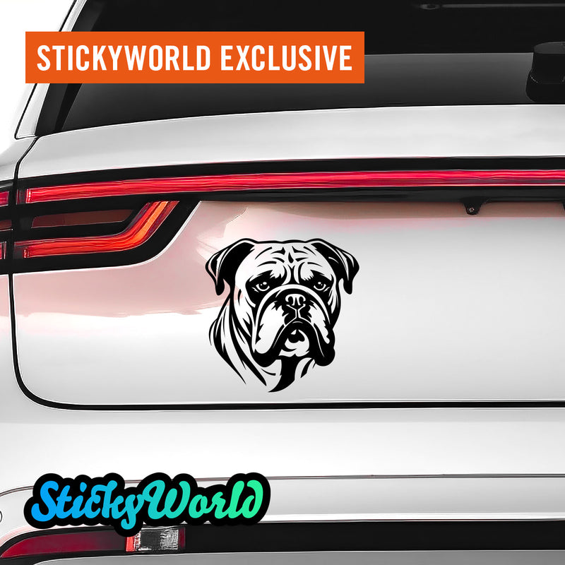 Englische Bulldogge Hunde Sticker StickyWorld Exclusive | Foliensticker