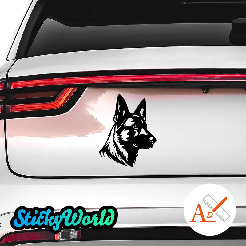 Schäferhund Motiv 2  Hunde Sticker StickyWorld Exclusive | Foliensticker