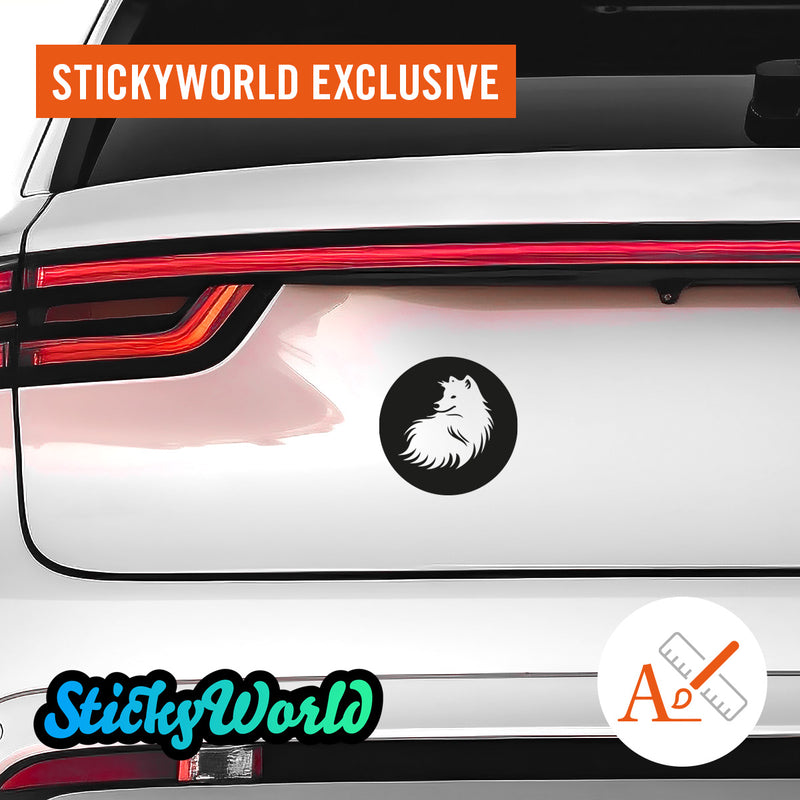 Spitz Motiv 2 - Hunde Sticker  StickyWorld Exclusive | Foliensticker