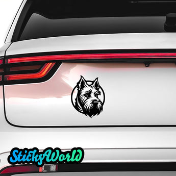 Scotch Terrier Hunde Sticker 3 StickyWorld Exclusive | Foliensticker