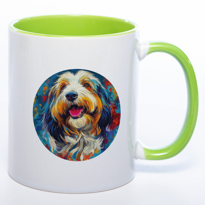 Mug Art Tasse mit Bobtail Motiv & wahlweise mit NAMEN - Kaffeetasse StickyWorld Exclusive