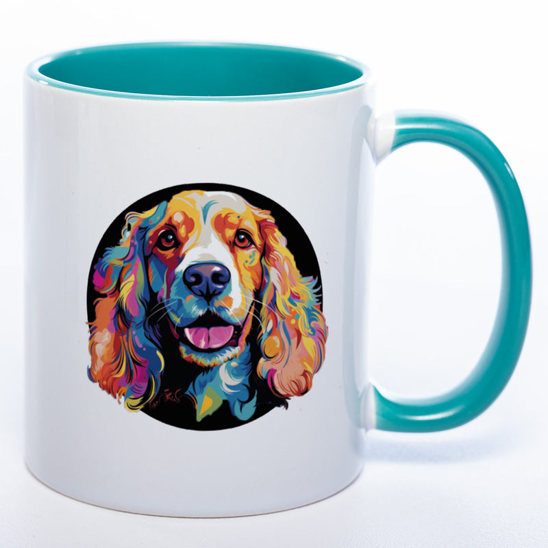 Mug Art Tasse mit Cocker Spaniel Motiv 3 & wahlweise mit NAMEN - Kaffeetasse StickyWorld Exclusive