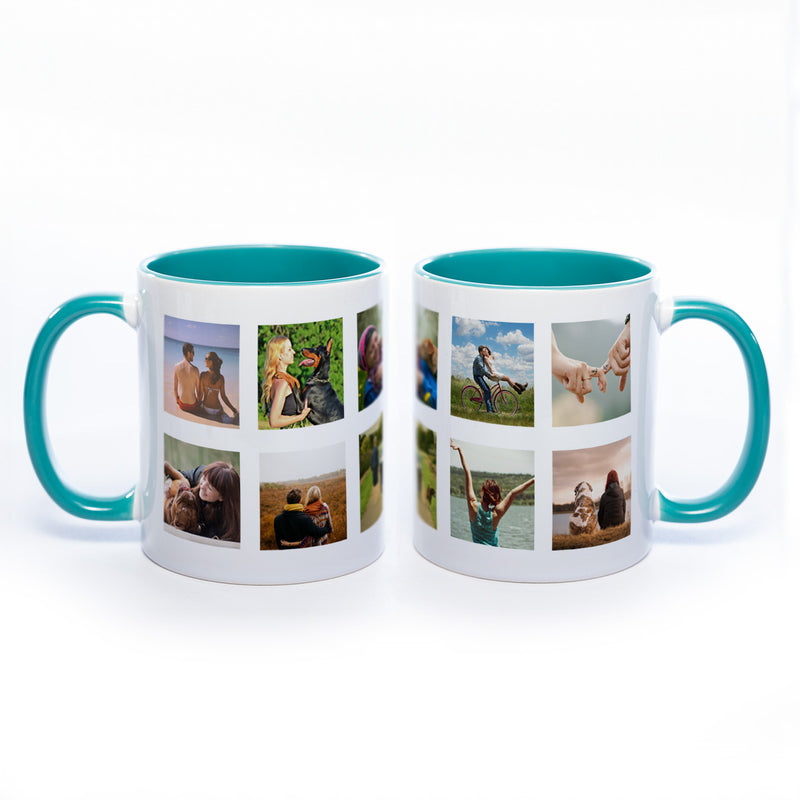 Collagentasse - Deine Fotos als Collage spülmaschinenfest | Jetzt selbst gestalten!