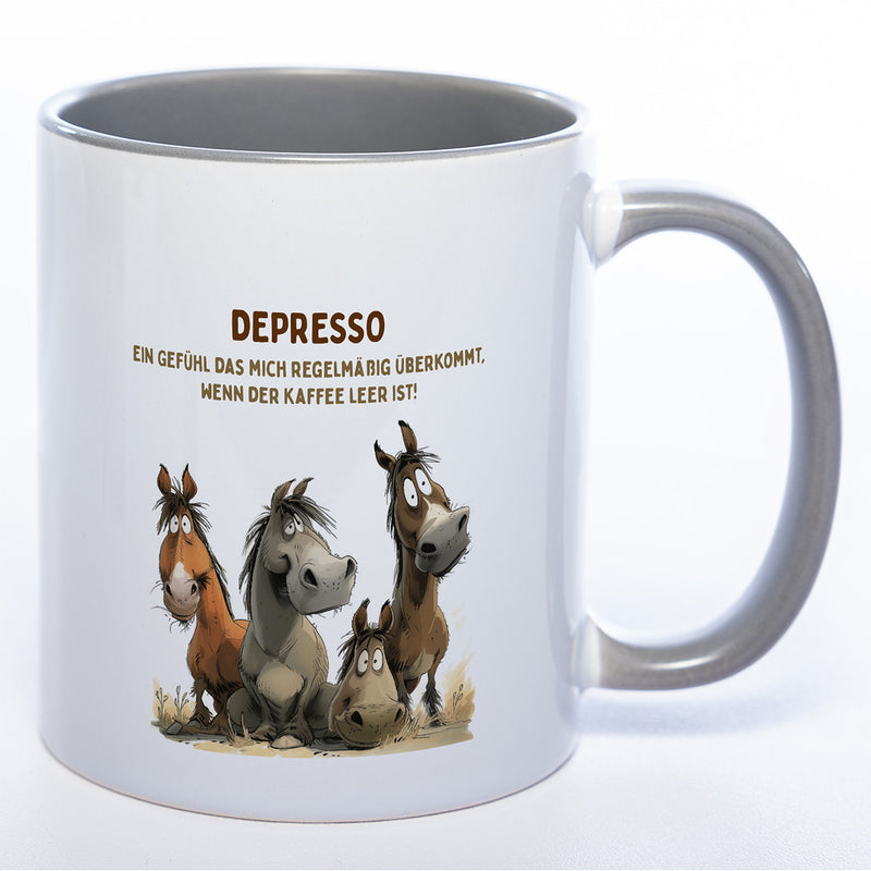 Motiv - Tasse Depresso 2 - spülmaschinenfest