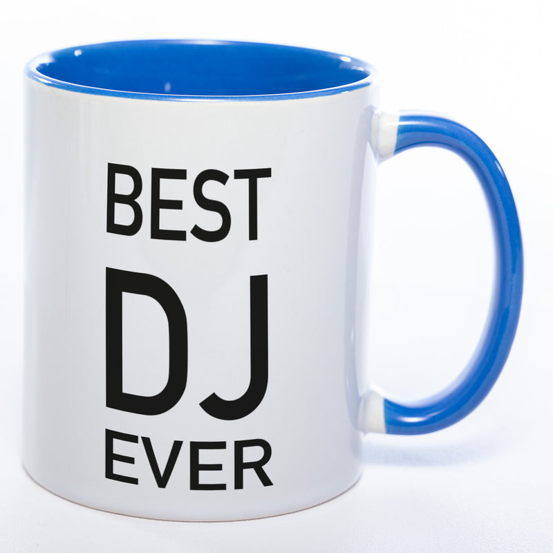 Spülmaschinenfeste Tasse "Best DJ Ever" mit Foto (HD Druck) | Jetzt selbst gestalten!