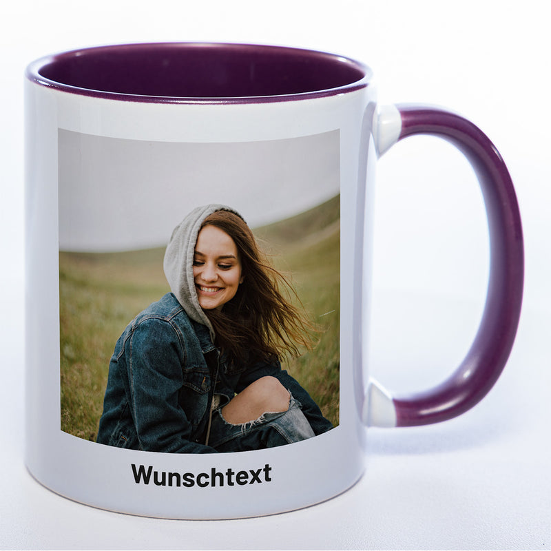 Tasse mit Foto und Text - spülmaschinenfest | Jetzt selbst gestalten!