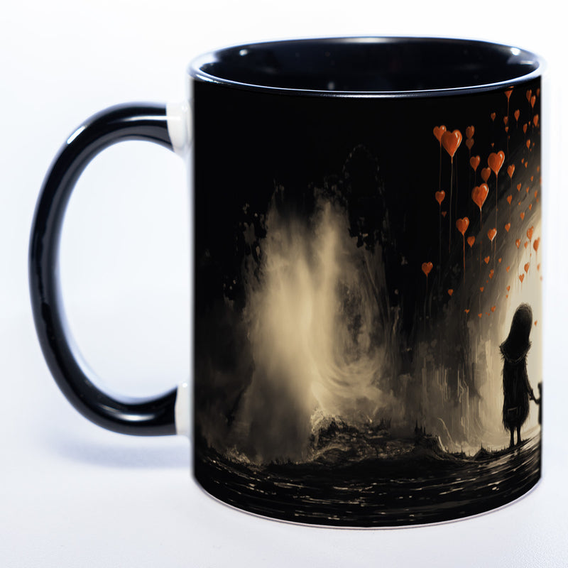 Motiv-Tasse Höhlenbärchen - süße Kaffeetasse -spülmaschinenfest