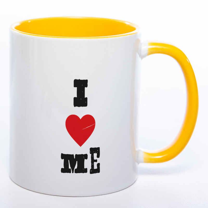 Spülmaschinenfeste Motiv - Tasse mit Spruch "I LOVE ME"