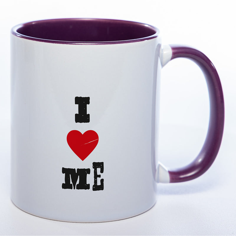 Spülmaschinenfeste Motiv - Tasse mit Spruch "I LOVE ME"