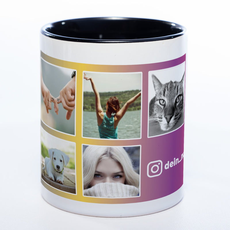 Dein Insta-Feed als Tasse spülmaschinenfest | Jetzt selbst gestalten!