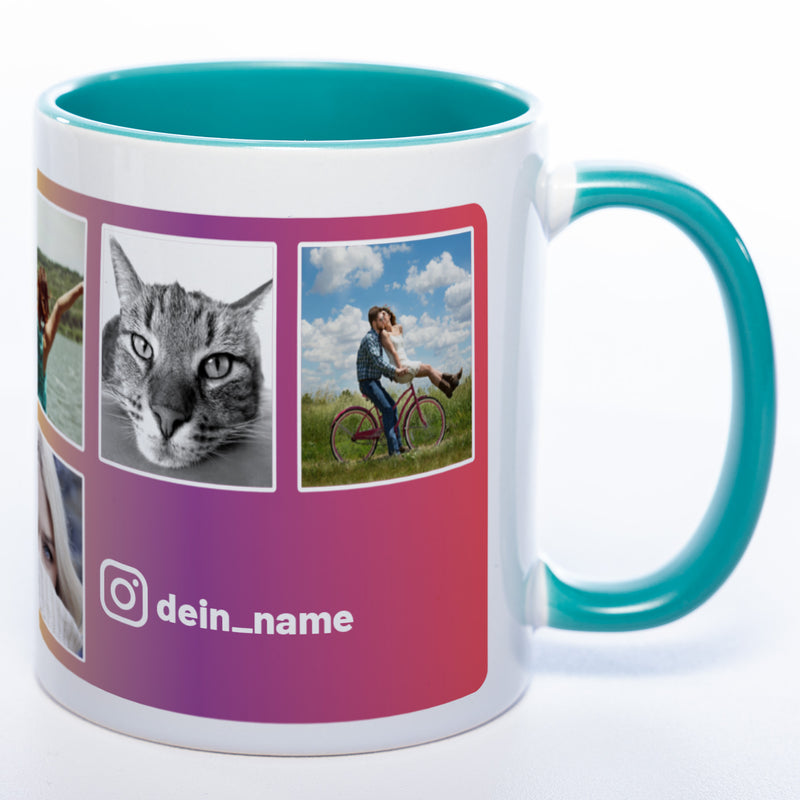 Dein Insta-Feed als Tasse spülmaschinenfest | Jetzt selbst gestalten!