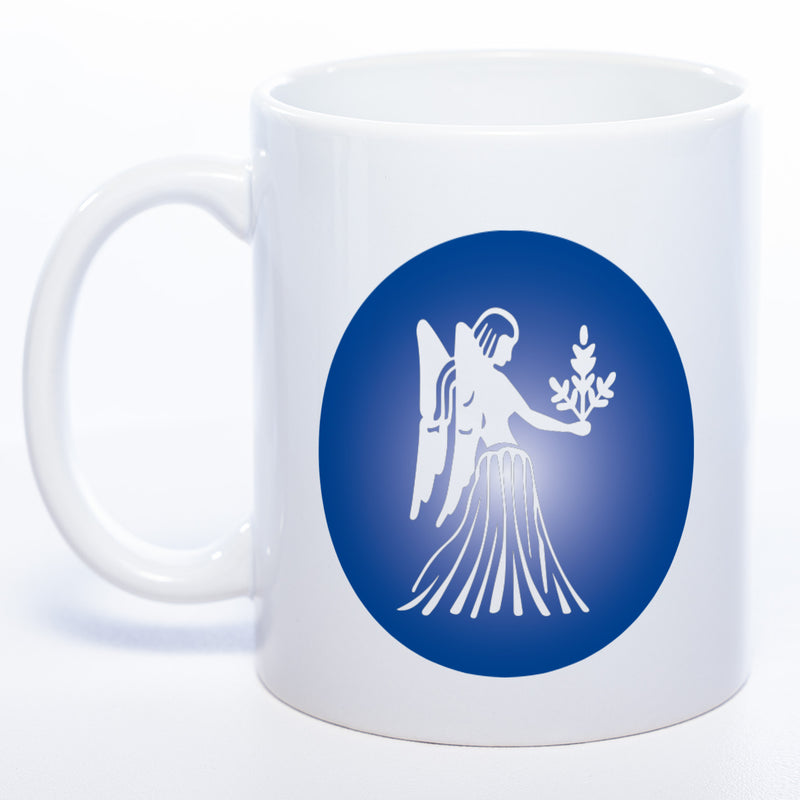 Sternzeichen -Tasse mit Namen und Geburtsdatum - spülmaschinenfest