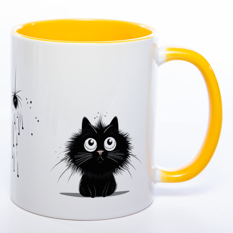 Katzen Motiv-Tasse  - süße Kaffeetasse in vielen Farben - Miezetasse spülmaschinenfest