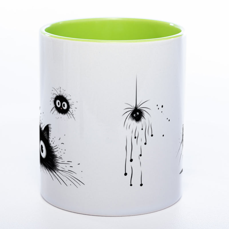 Katzen Motiv-Tasse  - süße Kaffeetasse in vielen Farben - Miezetasse spülmaschinenfest