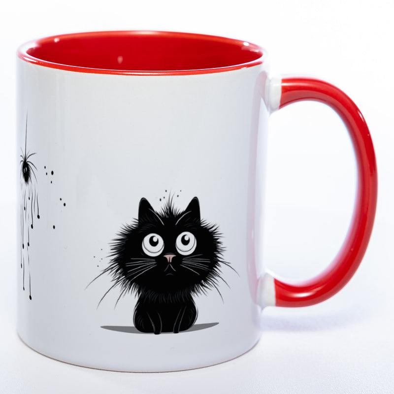 Katzen Motiv-Tasse  - süße Kaffeetasse in vielen Farben - Miezetasse spülmaschinenfest