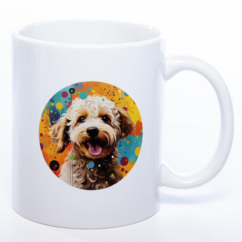 Tasse auf Wunsch mit Name Lagottoromagnolo weiß